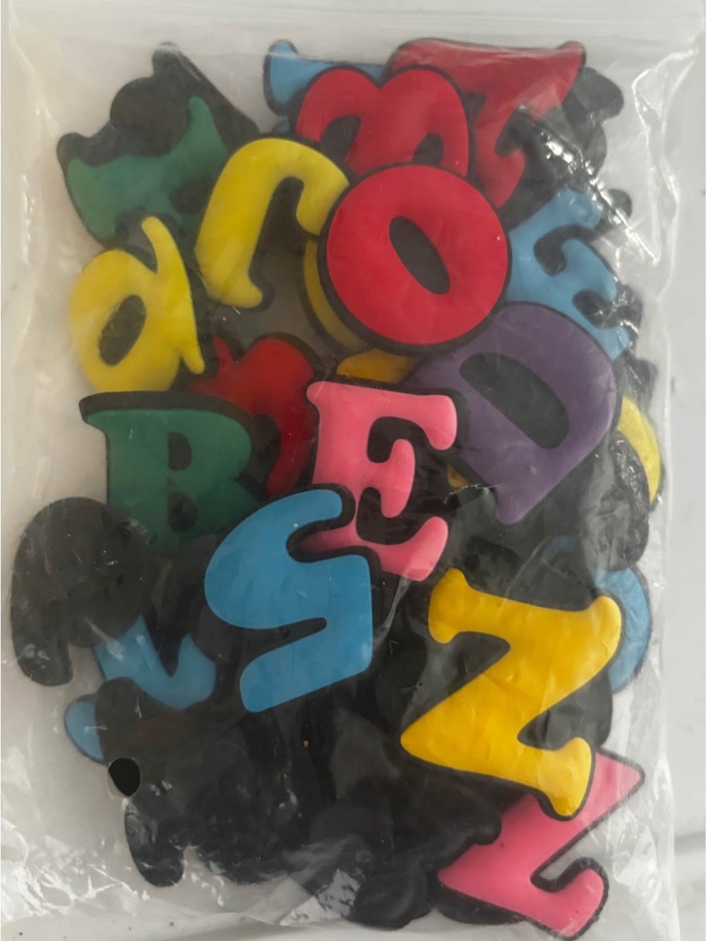 Colorful Alphabet and number Letters for Kids croc charms jibbitz